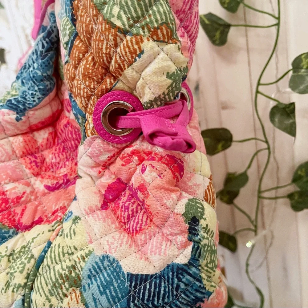 Vera Bradley Glenna Tote in Super Bloom - Picture 3 of 8